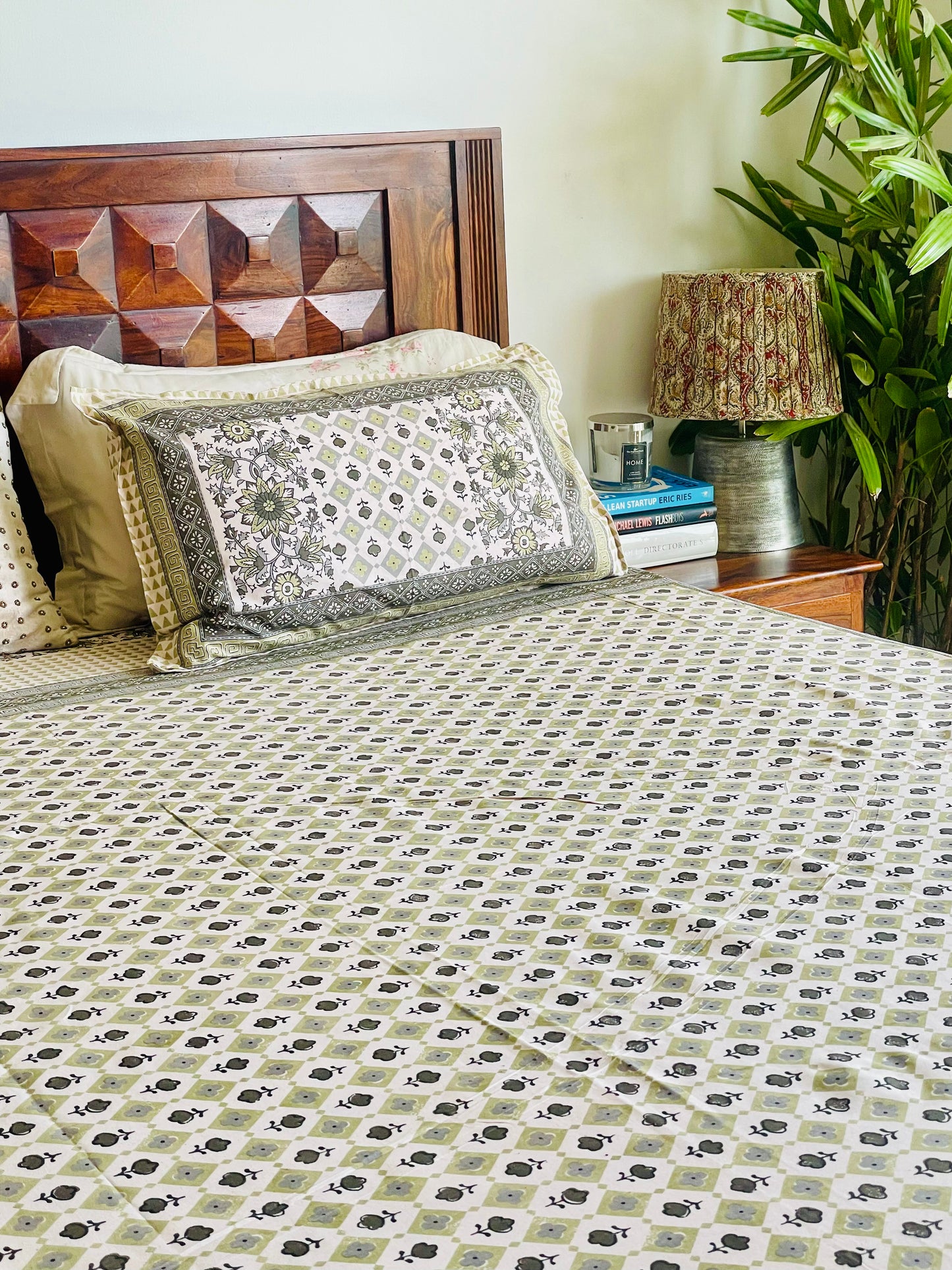 Olive Charm Bed Cover
