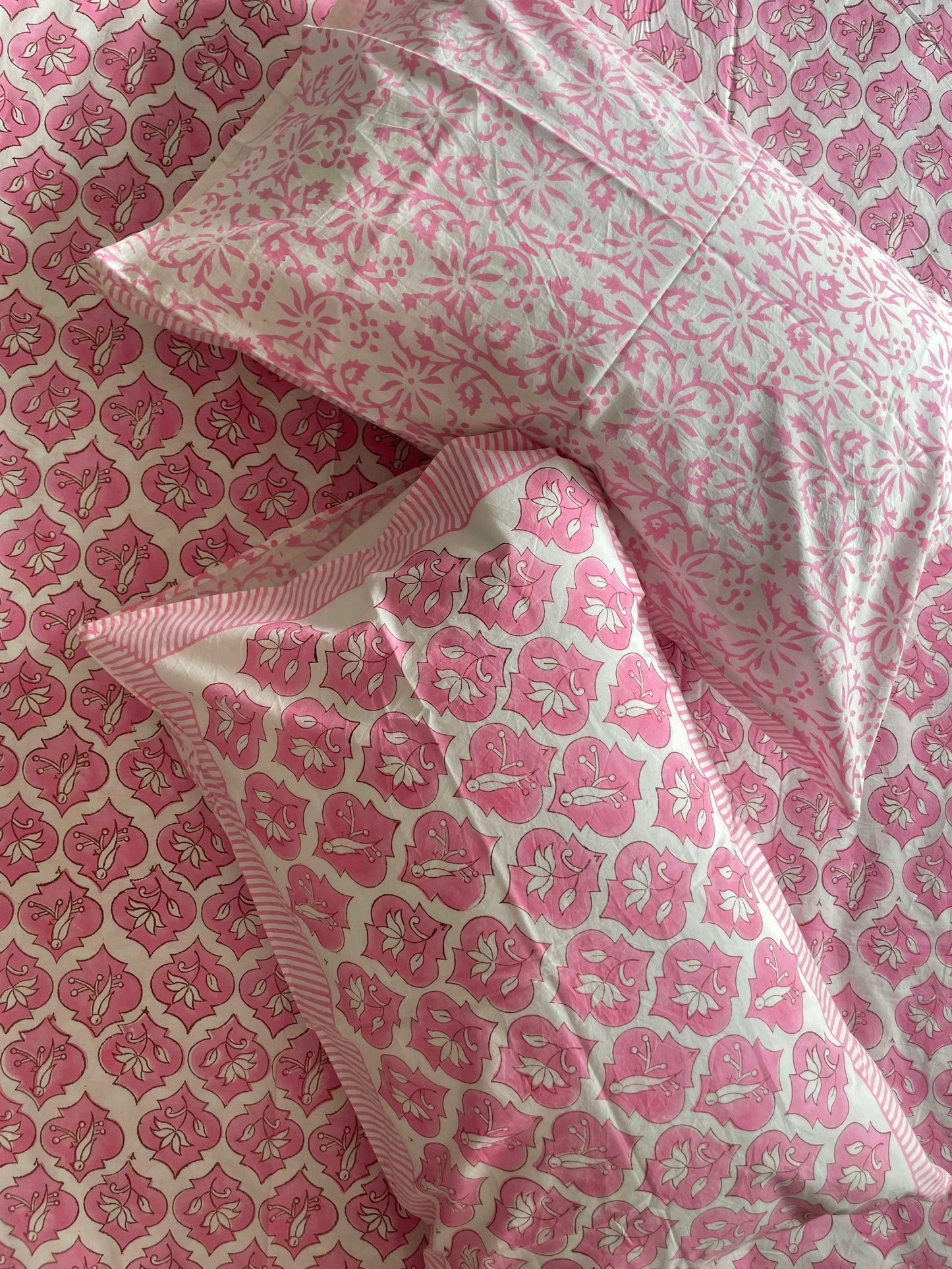 Pink Lotus Bedsheet