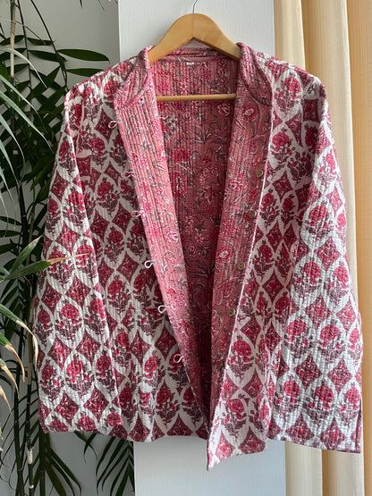 Blush Enchantment Quilted Jacket