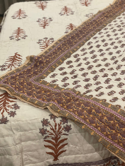 Earthen Clay Double Quilt - Reversible