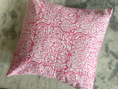 Pink Fruit Nest Cushion Cover