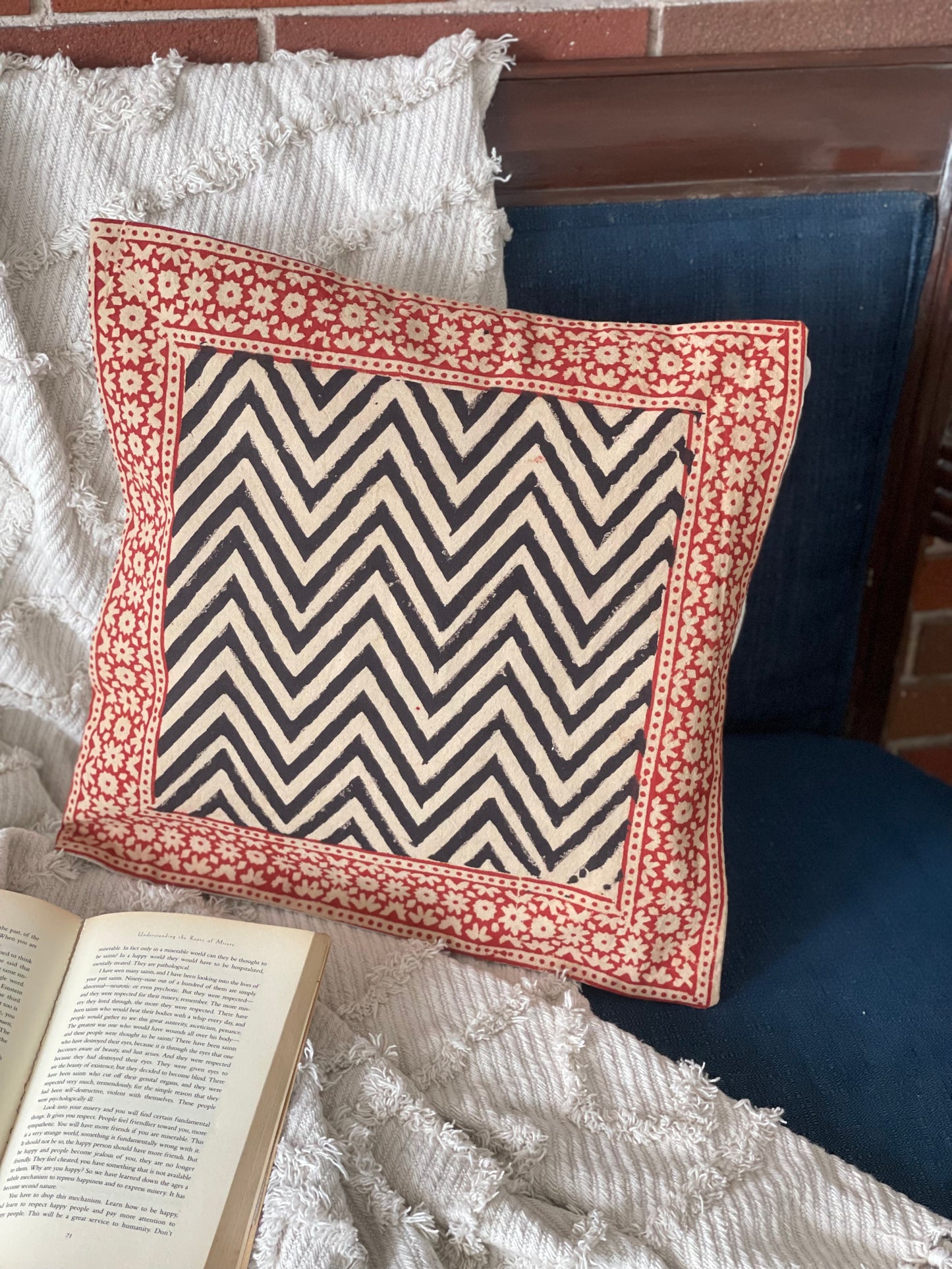 Muddy Lines Cushion Cover