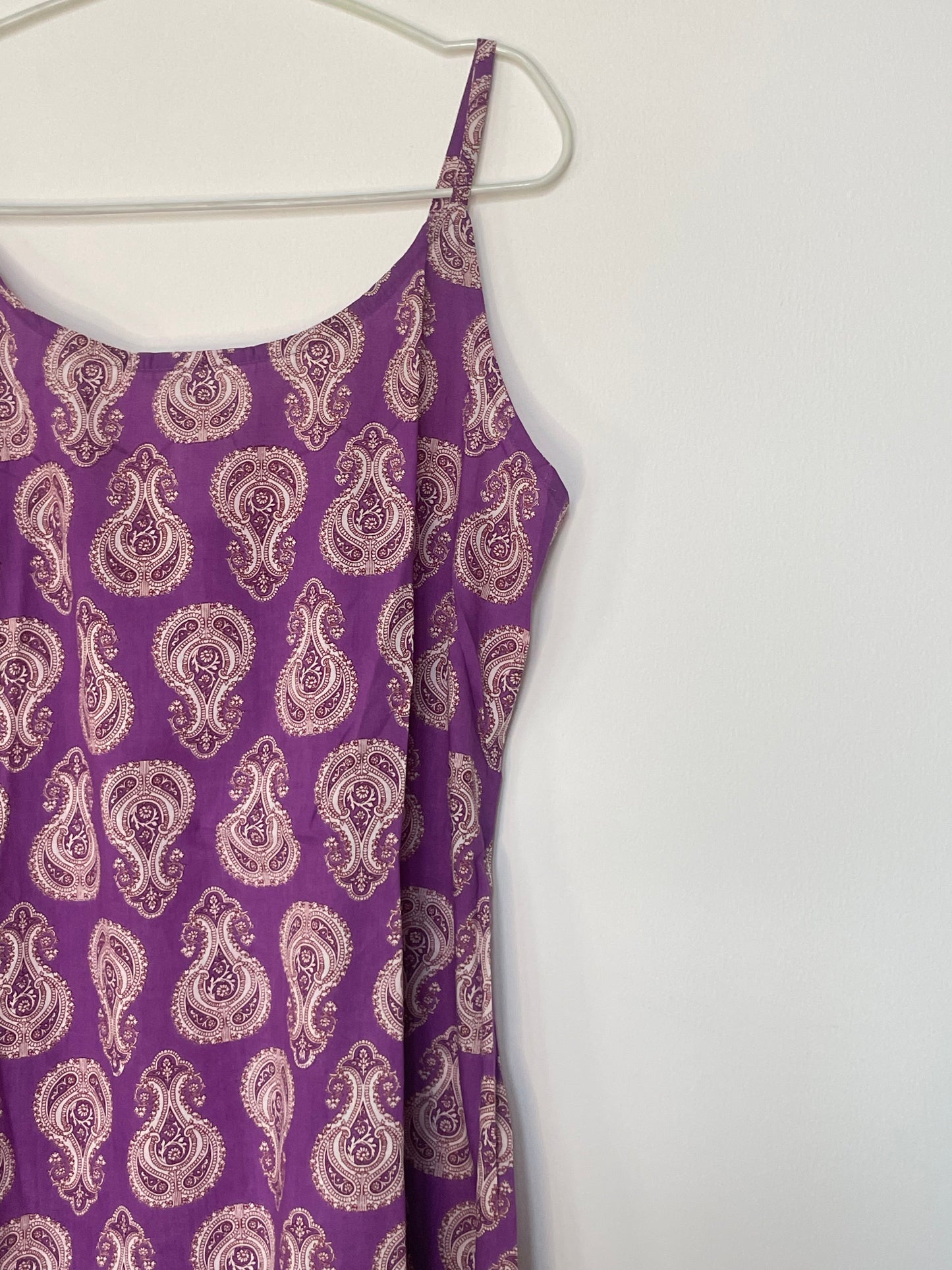 Violet Paisley Strap Dress